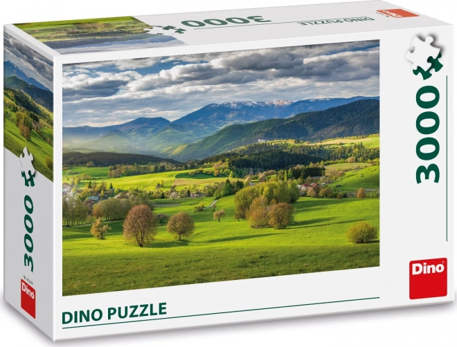 Puzzle Tavaszi táj a Povrazník felett