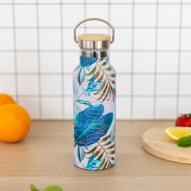 Termosz bambusz fedővel Leafs 500 ml