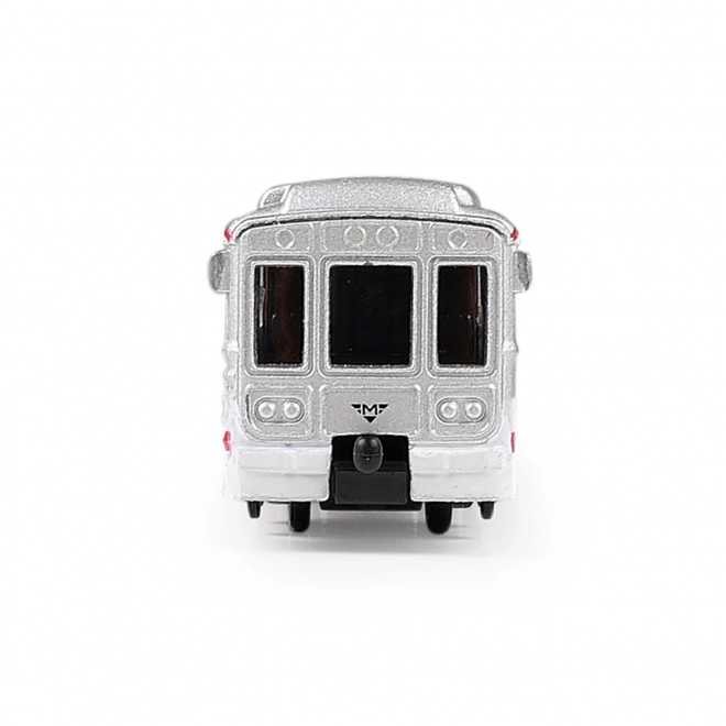 Praha metró - fém miniatűr 8 cm