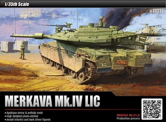 merkava iv lic műanyag modell készlet