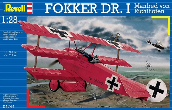 Revell Fokker Dr.I Richthofen műanyag Modell