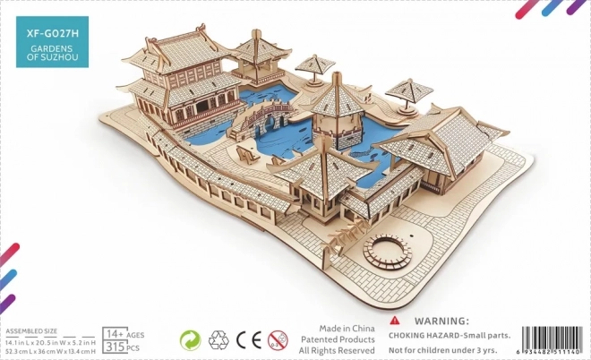 Suzhou Kerti 3D Fa Puzzle