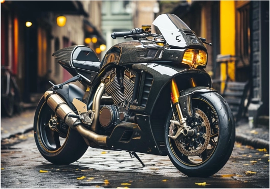 Realista motívum motorrajongóknak