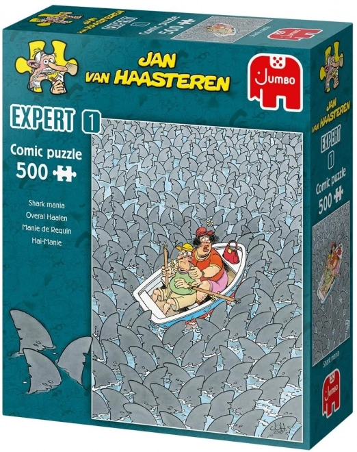 Jan Van Haasteren puzzle - cápamánia 500 darabos