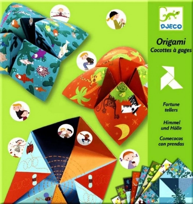 DJECO Origami Ég, pokol, paradicsom (zöld)