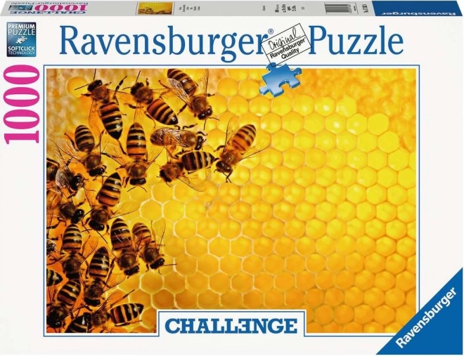 Ravensburger puzzle kihívás: Méhek a méhsejtnél 1000 darab