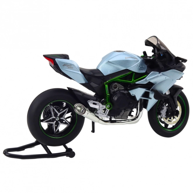 Sportos fém motorkerékpár effektekkel