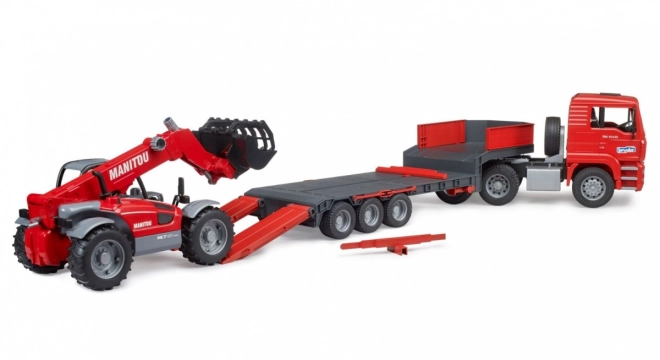 MANITOU teleszkópos rakodó tartozékokkal