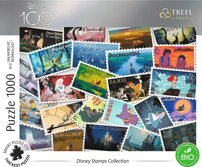 Trefl puzzle Disney 100 éves: Bélyegek 1000 darabos