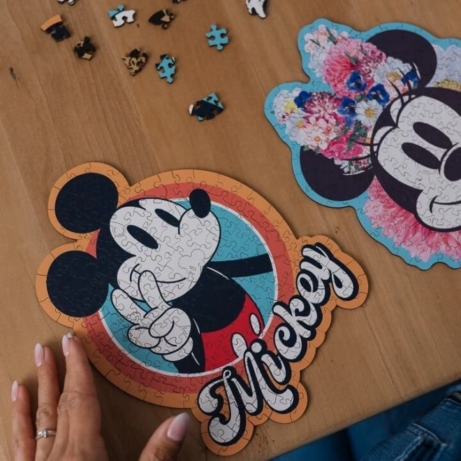 Stílusos Minnie Mouse fa puzzle - 160 darab