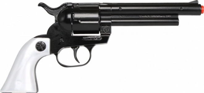 Fekete fém cowboy revolver 12 törés