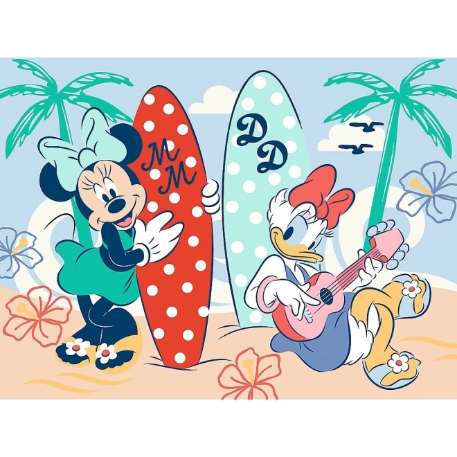 Színes MINNIE puzzle 30 darabos