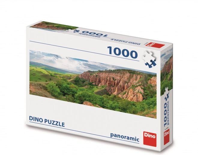 Dino panorámás puzzle Vörös Szikla 1000 darab