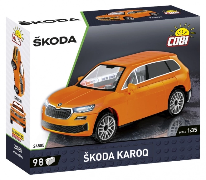 Škoda Karoq modell építőkészlet 1:35 méretarányban