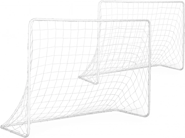 Két futballkapu futballhálóval 180x122cm ECOTOYS