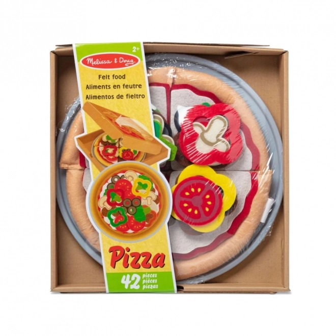 Filc Pizza Játék Melissa & Doug