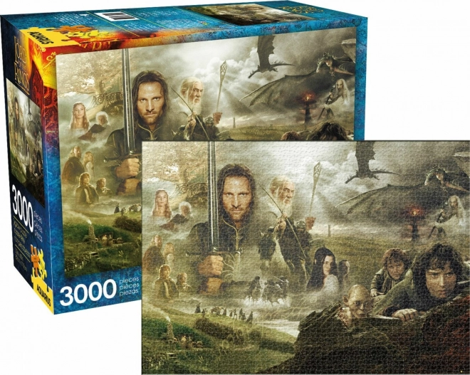 AQUARIUS Puzzle Gyűrűk Ura 3000 darab