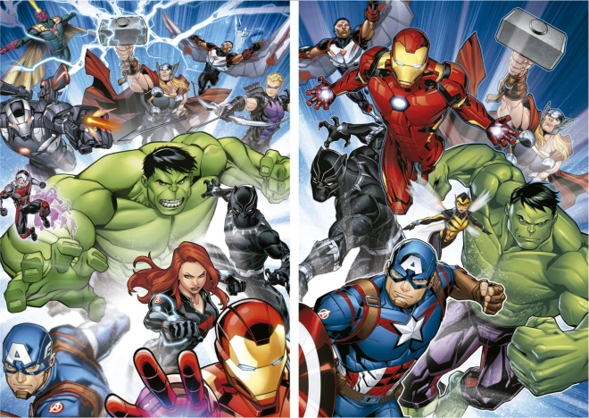 Puzzle Avengers - Kétszer 100 Darab