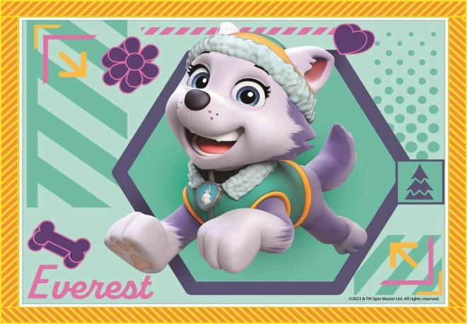 Paw Patrol Clementoni Puzzle 4 az 1-ben gyerekeknek