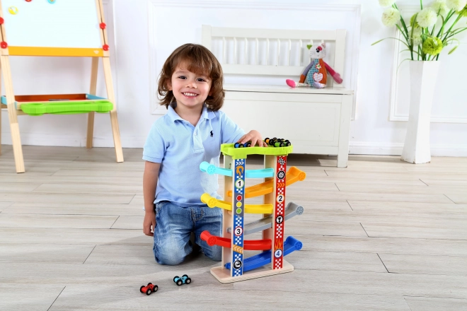 Tooky Toy Színes autópálya csúszda