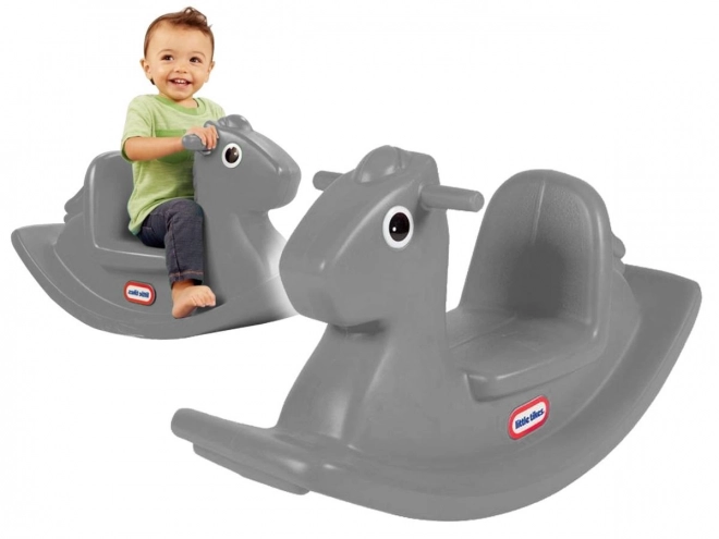 Little Tikes szürke hintaló