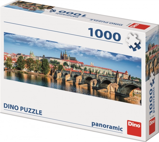 Dino panoráma puzzle prágai vár 1000 darab