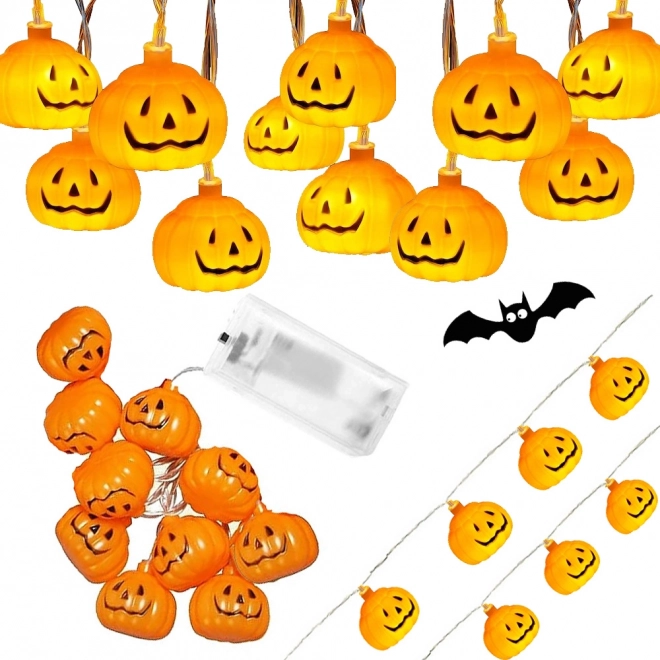 Halloween dísztök fényfüzér 200cm