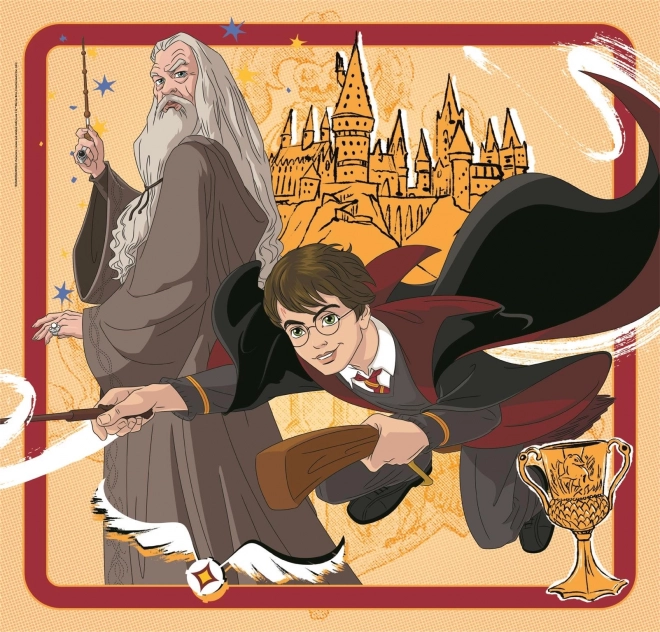 Harry Potter 3x48 darabos puzzle