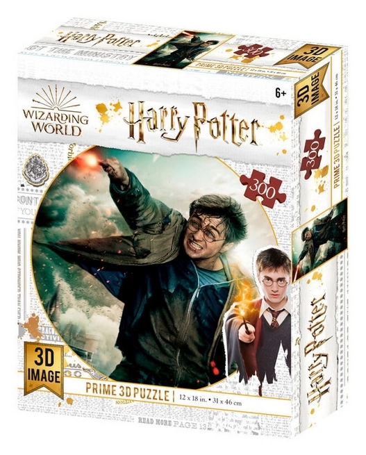 Harry Potter varázslatos 3D puzzle, 300 darabos