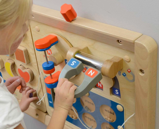 Masterkidz mágnesesség felfedezése - Montessori oktatási fali tábla