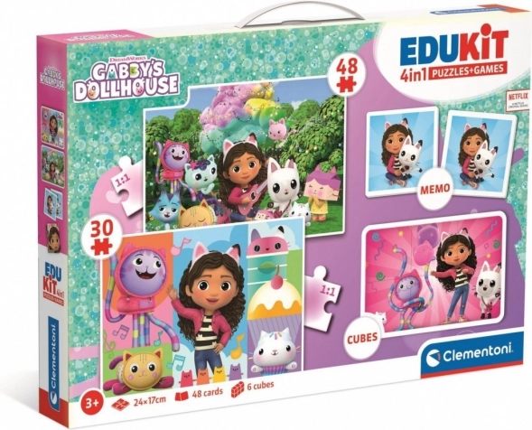 EduKit 4 az 1-ben Gabi macskaháza – oktatókészlet gyerekeknek