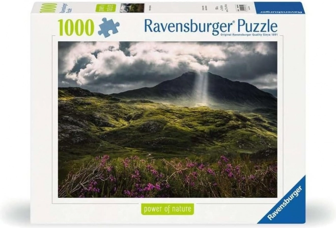 ravensburger puzzle: a természet ereje – titokzatos hegyek 1000 darabos