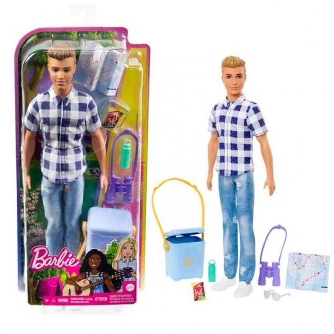 barbie kempingező ken