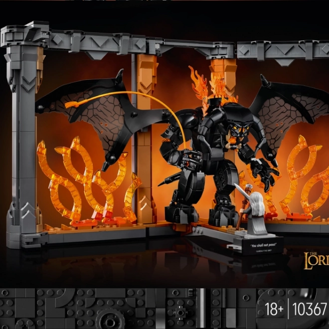 LEGO Ikonok Könyvtámasz: A Gyűrűk Ura – Balrog