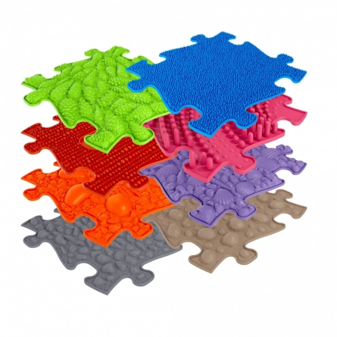 Woopie ortopédiai szenzoros puzzle szőnyeg - 8 darab