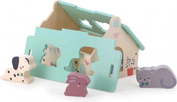 Vilac fa puzzle házikó állatoknak
