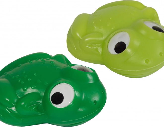 Műanyag béka a vízben - 15 cm