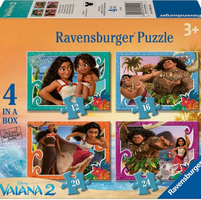 Ravensburger Puzzle Vaiana 4 az 1-ben