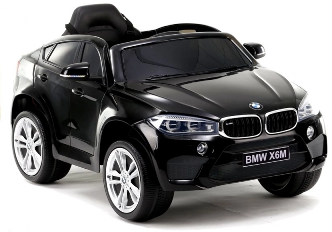 bmw x6 elektromos autó fekete bőr, EVA