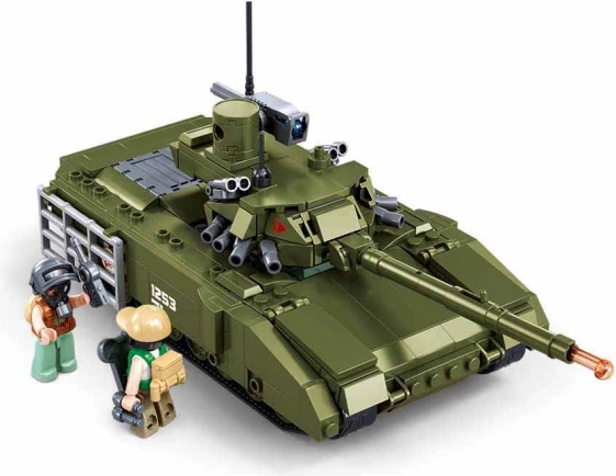 Sluban Army Tank Armata Építőkészlet