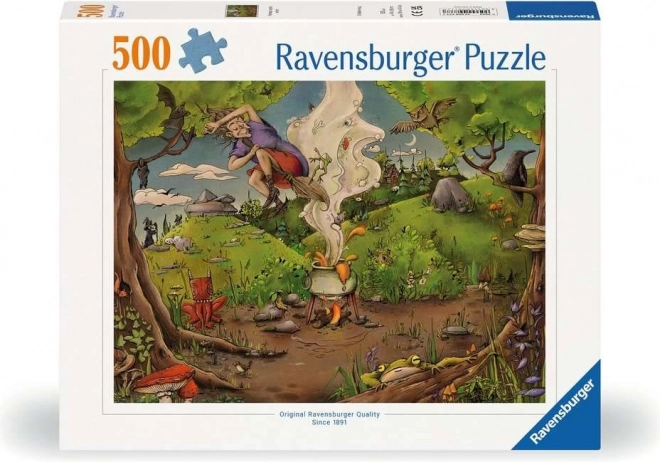 Ravensburger boszorkányos puzzle 500 darabos