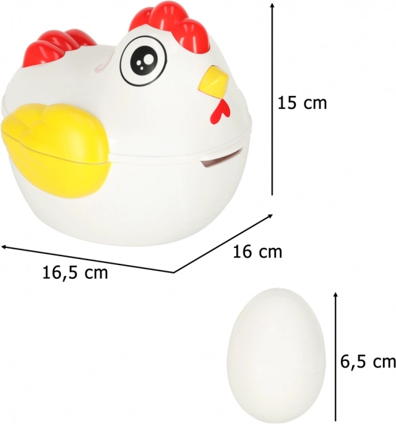 Oktató puzzle Tyúk tojáforma szorterrel