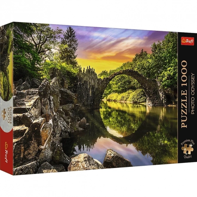 Rakotza híd puzzle 1000 darabos Németország Krómlau Puzzle