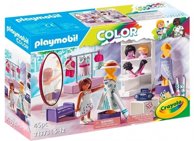 Playmobil color divattervező készlet