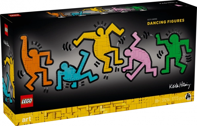 LEGO Art Keith Haring a Te1ncolf3 alakok