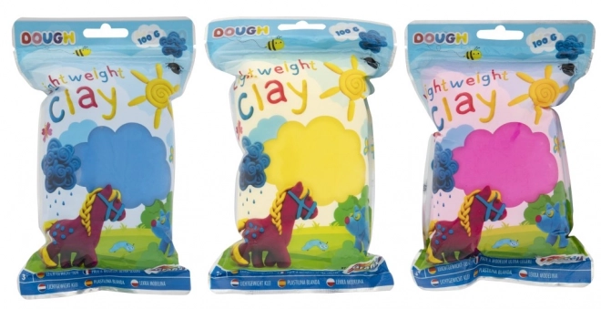 Modeling clay csomag 100g különböző színekben