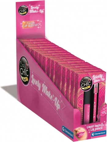Pink Power CRAZY CHIC szájfény és kontúrceruza szett