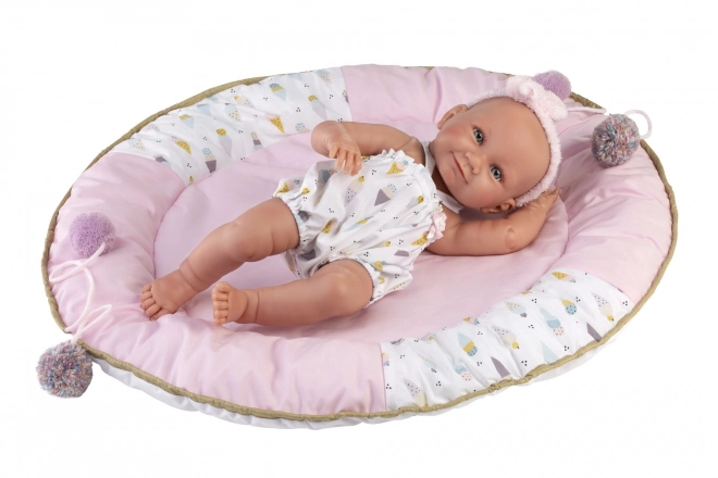 Újszülött baba - 40 cm-es élethű vinyl baba
