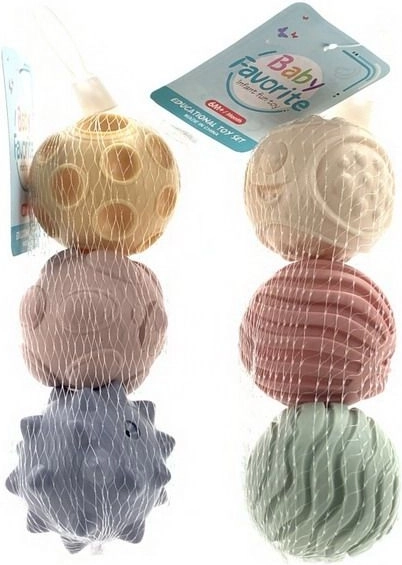 3 darabos texturált labda készlet 6 cm