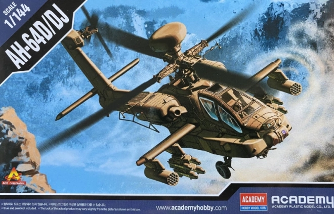 AH-64D/DJ műanyag makett